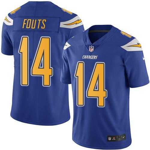Nike Men & Women & Youth Chargers 14 Dan Fouts Electric Blue Color Rush Limited Jersey,We sell and wholesale Nike Men & Women & Youth Chargers 14 Dan Fouts Electric Blue Color Rush Limited Jersey on line form chian!